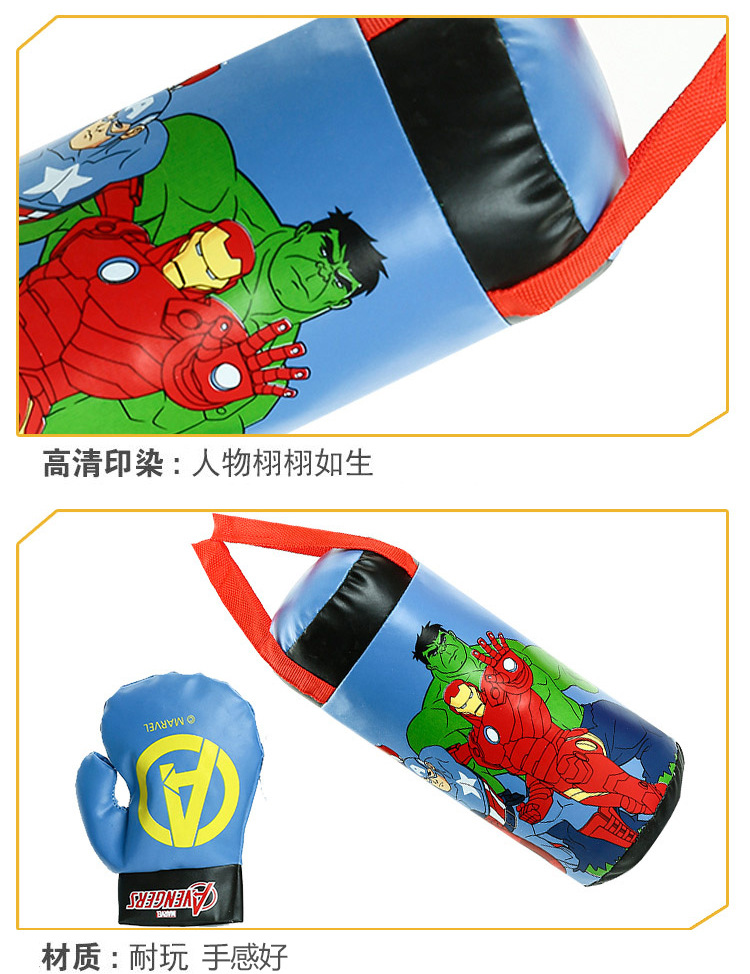 Genuine Avengers Toys Children Spiderman Mini Boxing Gloves Set Same Type as TikTok Pressure Reduction Toy