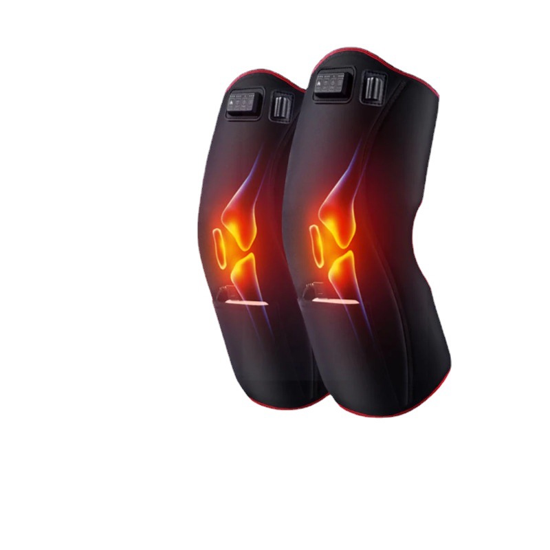 Keep Warm and Cold Protection in Winter Kneecap Middle-Aged and Elderly Protection Knee Double Vibration Massage Argy Wormwood Hot Compress