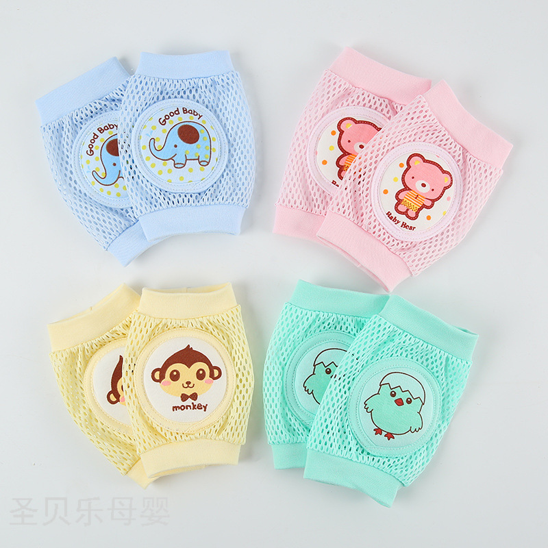 Baby Anti-Fall Kneecap Children Toddler Mesh Kneecap Terry Thickened Warm Children&#039;s Knee Pad Baby Foot Sock