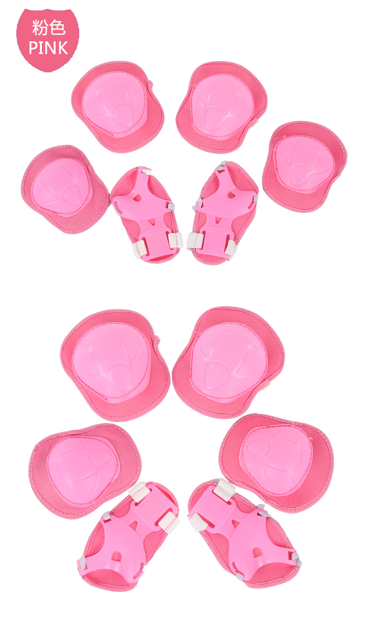 Manufacturers direct thickened roller skating protective gear 6 pieces of children's roller skating skates protective gear set skateboard kneecap