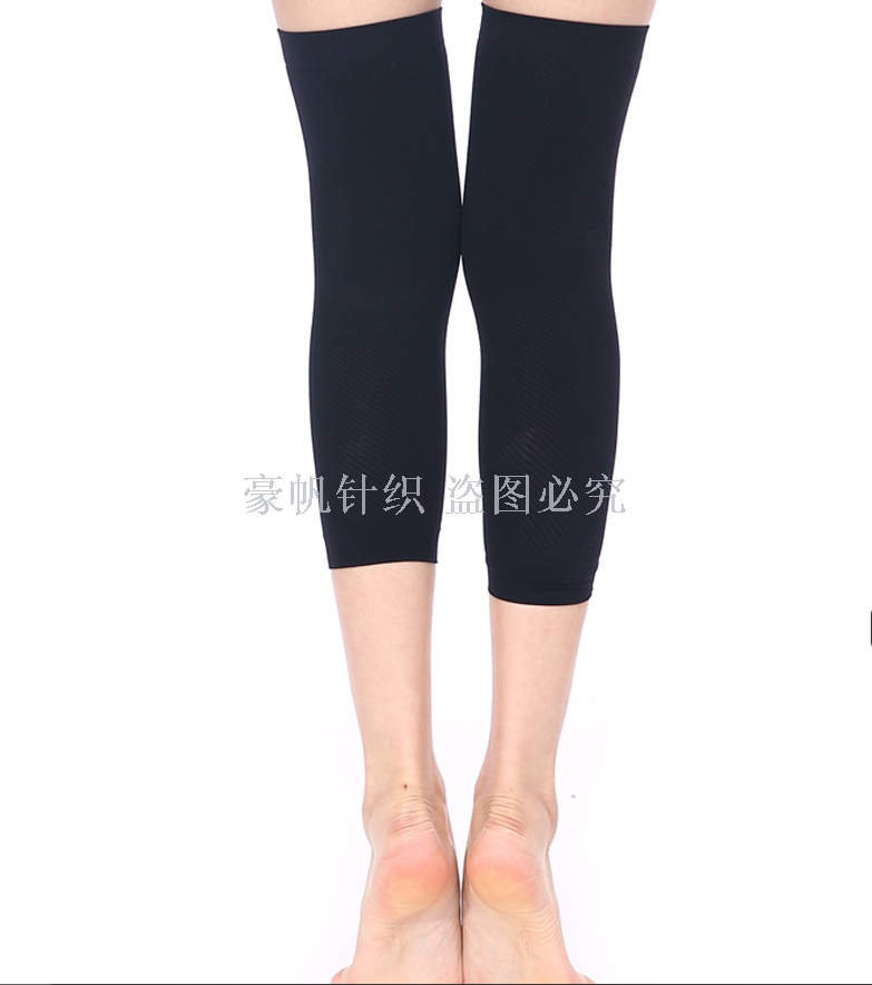 Kneecap Summer Basketball Sports Leg Guard Dance Warm Breathable Cycling Sun Protection Thin Knitted Cold-Proof Old Cold Legs