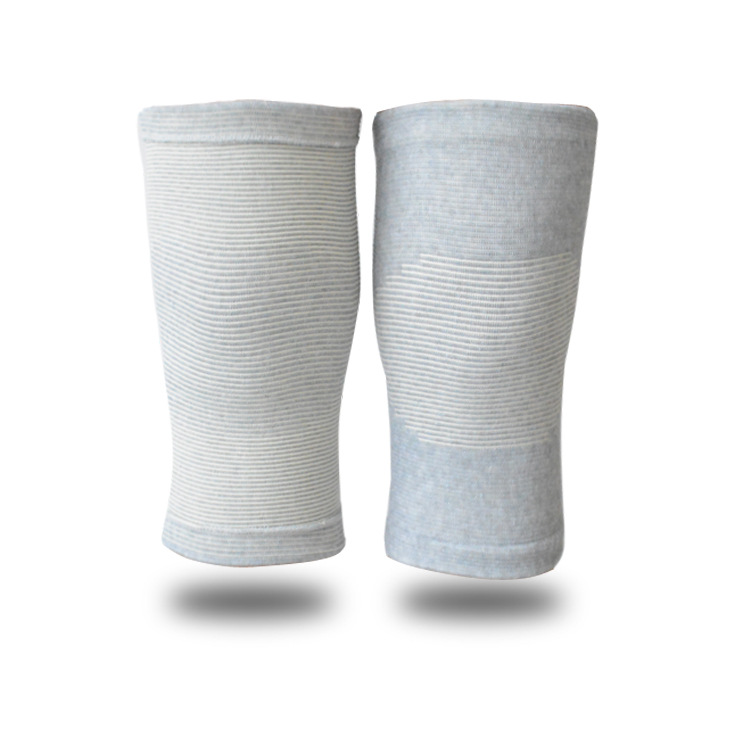 Factory Delivery Middle-Aged and Elderly Far Infrared Warm Knee Cover Wool-like Dot Matrix Heating Ginger Argy Wormwood Old Cold Leg Kneecap