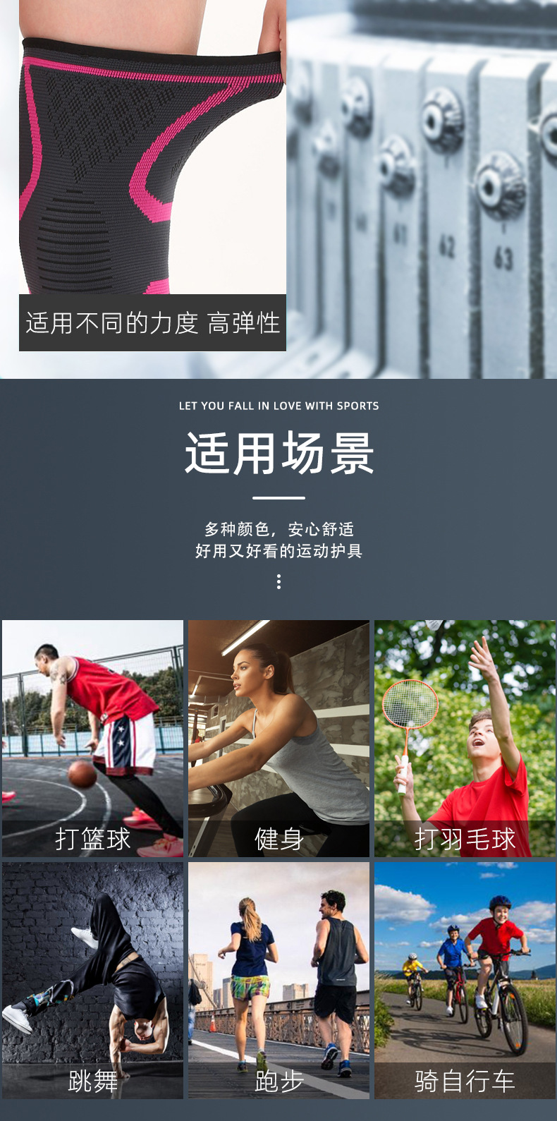 Motorcycle Kneecap Sports Fitness Supplies Knitted Nylon Running Climbing Warm Riding Kneelet One Piece Dropshipping Motorcycle Kneecap Sports Fitness Supplies Knitted Nylon Running Climbing Warm Riding Kneelet One Piece Dropshipping