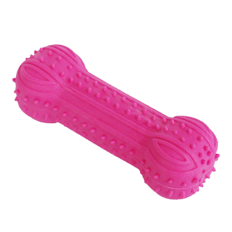 Wholesale Pet TPR Toy Long Whistle Barbell Cat Dog Sound Toy Tooth Cleaning Molar Dog Training Supplies