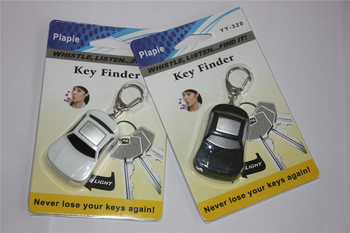 Car whistle key missing object finder, audio voice control key finder