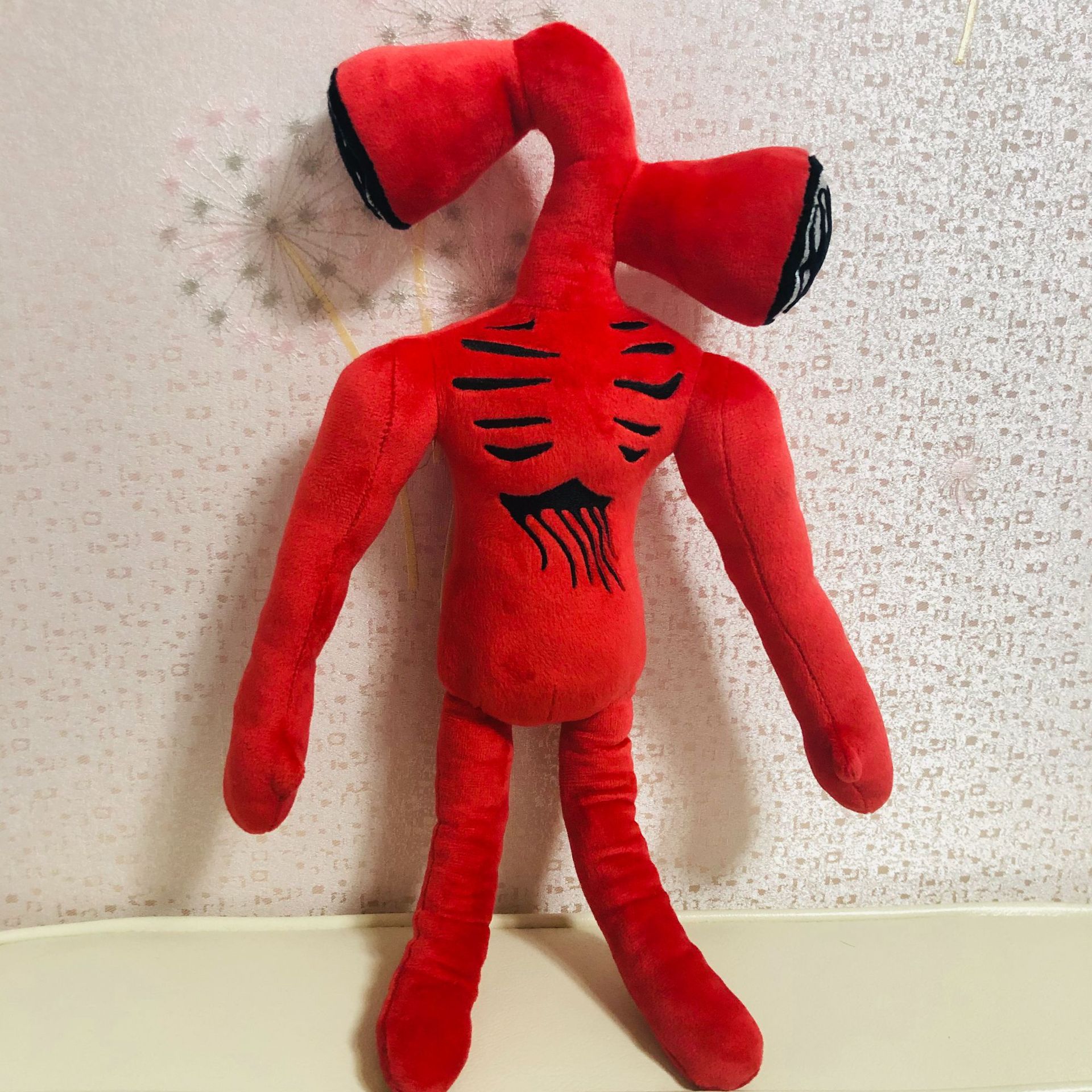 Siren Head Plush Siren Head Steam Whistle Person Alarm Head Black Cat Monster Plush Toy