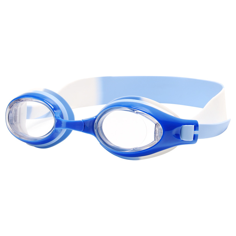 Li Ning Children Boys and Girls Swimming Glasses Large Frame Waterproof Anti-Fog HD Professional Youth Swimming Goggles Swimming
