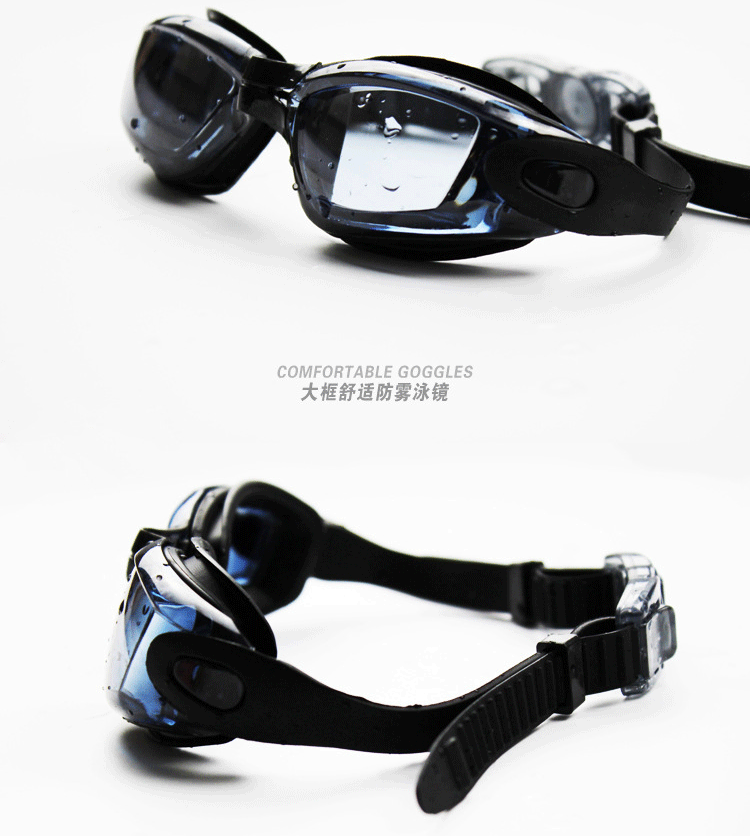 Swimming Glasses Silicone Transparent Swimming Goggles Unisex Swimming Goggles Plain Light Diving Mask Swimming Equipment Factory Direct Sales