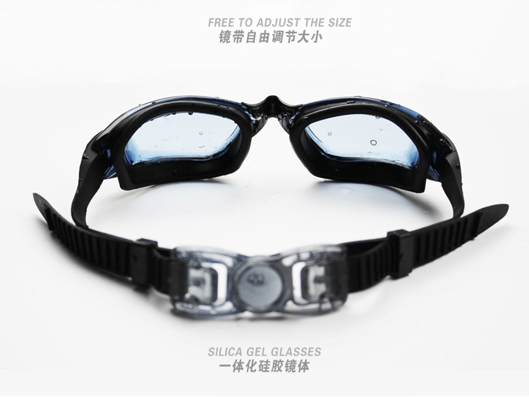 Swimming Glasses Silicone Transparent Swimming Goggles Unisex Swimming Goggles Plain Light Diving Mask Swimming Equipment Factory Direct Sales