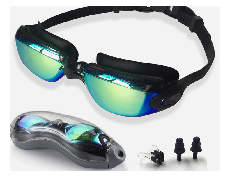 Swimming Goggles Adult Waterproof Silicone Swimming Goggles Myopia Swimming Glasses Goggles Anti-Fog Electroplating Swimming Goggles Set Wholesale Swimming Goggles Adult Waterproof Silicone Swimming Goggles Myopia Swimming Glasses Goggles Anti-Fog Electroplating Swimming Goggles Set Wholesale