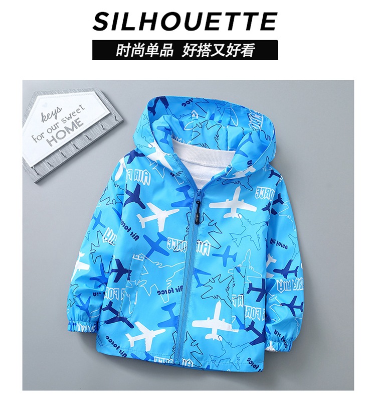 2022 Children's New Coat Boys and Girls Spring and Autumn Outdoor Shell Jacket Children Cartoon Jacket Children's Tops 2022 Children's New Coat Boys and Girls Spring and Autumn Outdoor Shell Jacket Children Cartoon Jacket Children's Tops