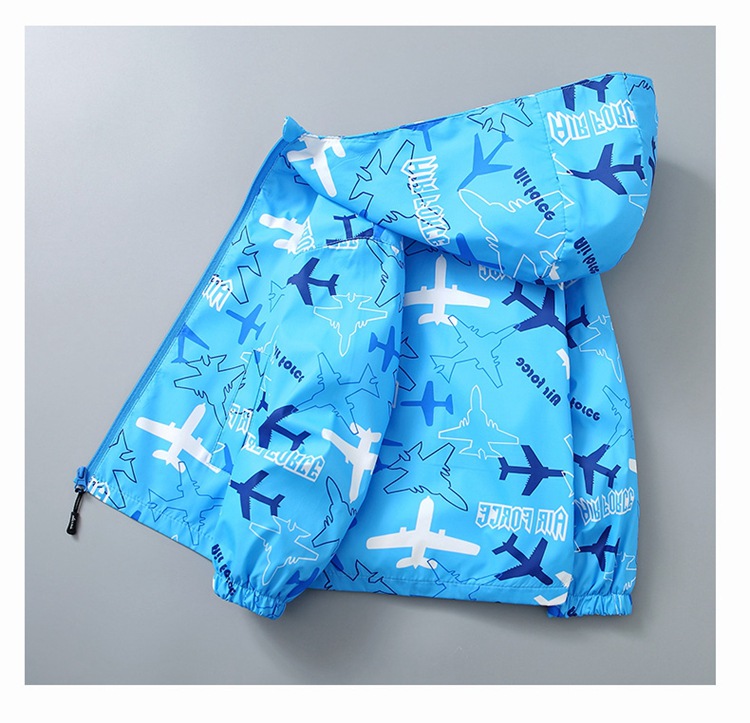 2022 Children's New Coat Boys and Girls Spring and Autumn Outdoor Shell Jacket Children Cartoon Jacket Children's Tops 2022 Children's New Coat Boys and Girls Spring and Autumn Outdoor Shell Jacket Children Cartoon Jacket Children's Tops