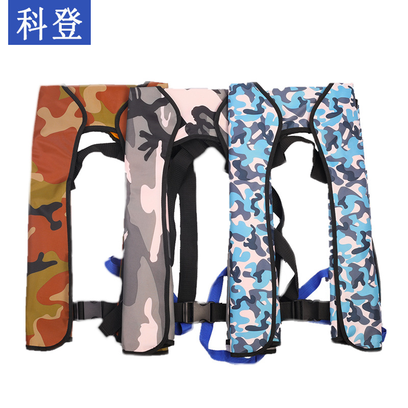 Factory Wholesale Inflatable Life Jacket Outdoor Marine Inflatable Life Jacket Automatic Manual Inflatable Rescue Vest