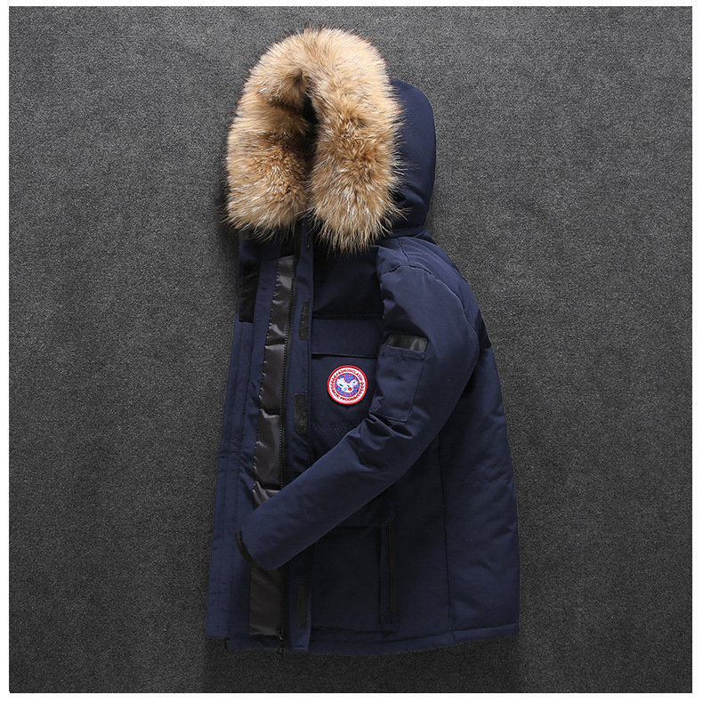 2020 Winter New down Jacket Men's Short Outdoor Thickened Work Clothes Big Goose Coat Big Fur Collar Couple Fashion 2020 Winter New down Jacket Men's Short Outdoor Thickened Work Clothes Big Goose Coat Big Fur Collar Couple Fashion