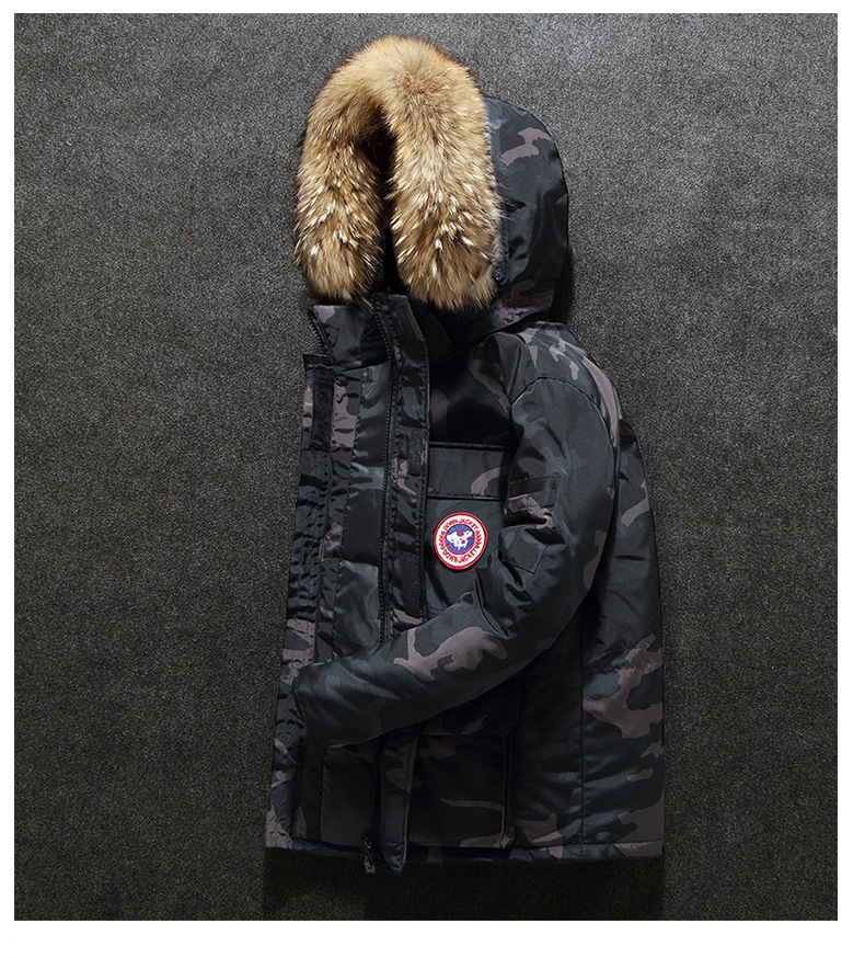 2020 Winter New down Jacket Men's Short Outdoor Thickened Work Clothes Big Goose Coat Big Fur Collar Couple Fashion 2020 Winter New down Jacket Men's Short Outdoor Thickened Work Clothes Big Goose Coat Big Fur Collar Couple Fashion