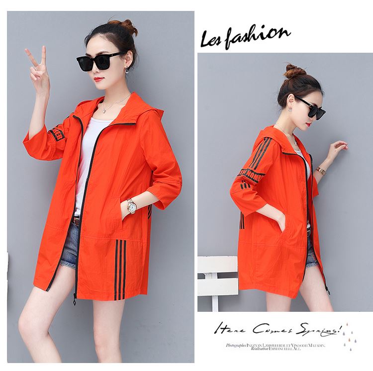 New Summer Sun Protective Clothes Women's Mid-Length Thin Cardigan Jacket Long-Sleeved Outdoor Sun-Protective Clothing Printing Loose Sun-Protection Shirt New Summer Sun Protective Clothes Women's Mid-Length Thin Cardigan Jacket Long-Sleeved Outdoor Sun-Protective Clothing Printing Loose Sun-Protection Shirt