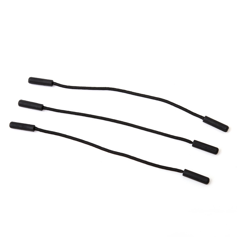 Outdoor Backpack Jacket Sports Pants Double-Headed PVC Plastic Zipper Rope Black Injection Pull Head in Stock Wholesale Outdoor Backpack Jacket Sports Pants Double-Headed PVC Plastic Zipper Rope Black Injection Pull Head in Stock Wholesale