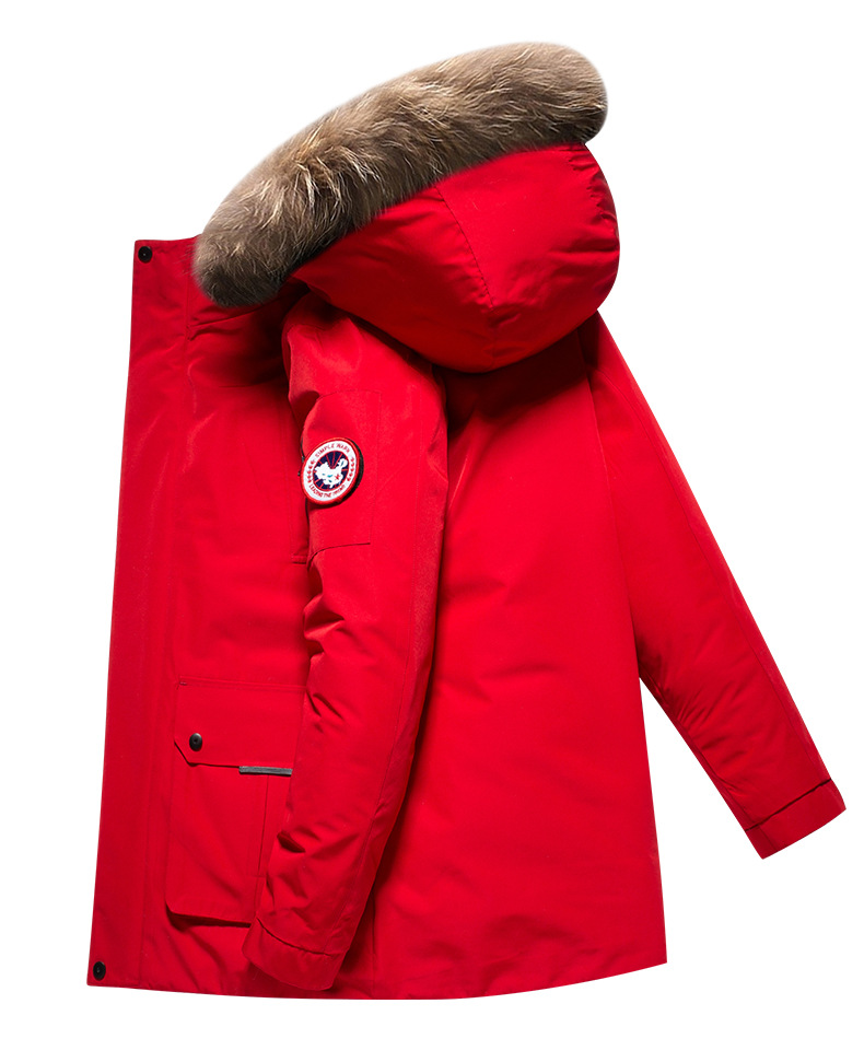 2021 New White Duck down Jacket Men's Thickened Hooded Fur Collar Warm Large Size Casual Jacket Outdoor Cold Protective Clothing 2021 New White Duck down Jacket Men's Thickened Hooded Fur Collar Warm Large Size Casual Jacket Outdoor Cold Protective Clothing