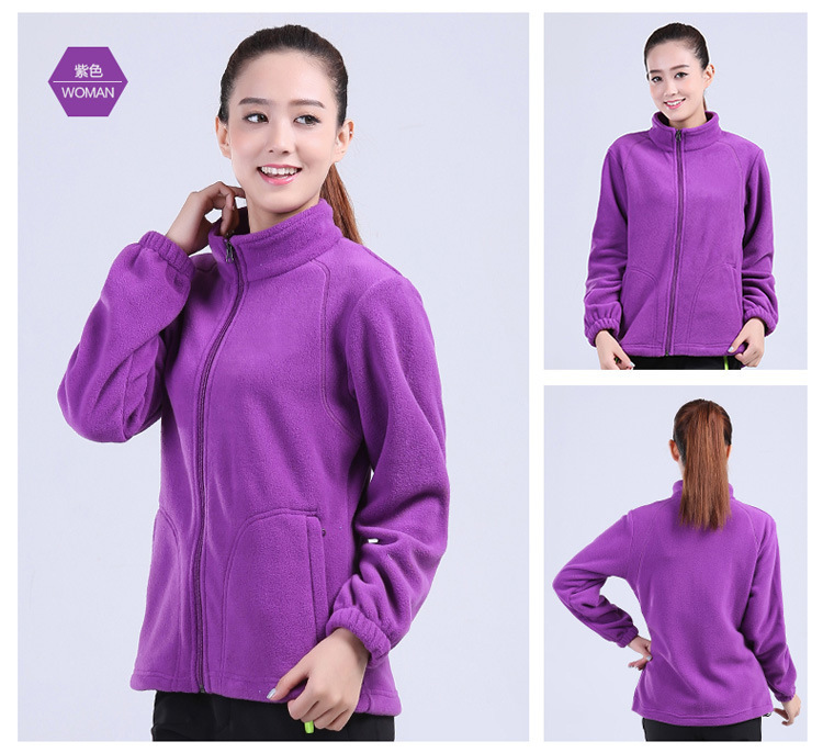 Fleece Sweater Men's Polar Fleece Jacket Women's Coat Outdoor Shell Jacket Liner Spring, Autumn and Winter Double-Sided Thickened Sweater Cardigan Fleece Sweater Men's Polar Fleece Jacket Women's Coat Outdoor Shell Jacket Liner Spring, Autumn and Winter Double-Sided Thickened Sweater Cardigan