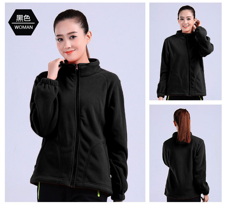 Fleece Sweater Men's Polar Fleece Jacket Women's Coat Outdoor Shell Jacket Liner Spring, Autumn and Winter Double-Sided Thickened Sweater Cardigan Fleece Sweater Men's Polar Fleece Jacket Women's Coat Outdoor Shell Jacket Liner Spring, Autumn and Winter Double-Sided Thickened Sweater Cardigan