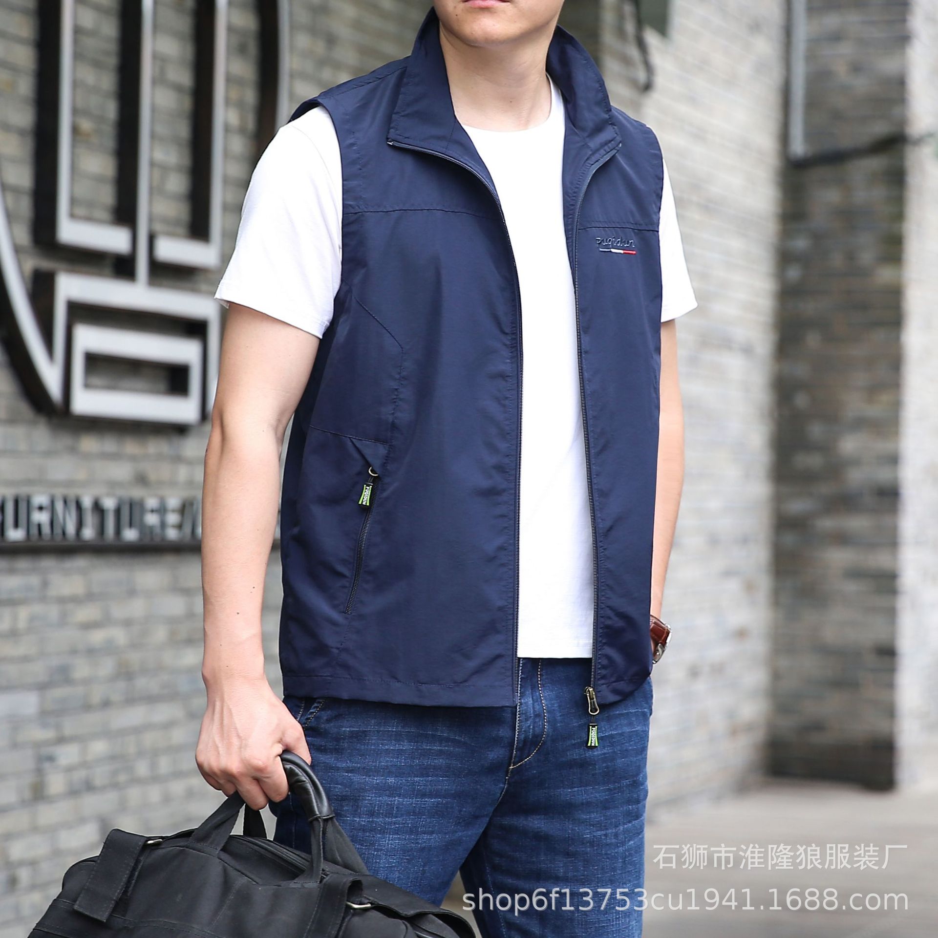 New Vest Men&#039;s Autumn Thin Outdoor Fishing Photographical Vest Waistcoat Loose Large Size Casual Sports Jacket