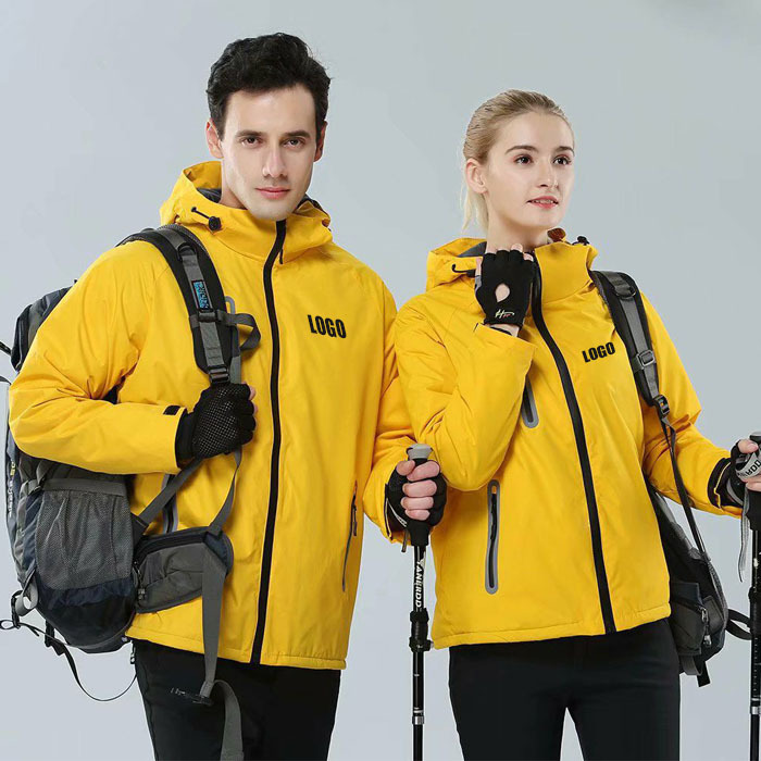 Shell Jacket 2-Piece Three-in-One Outdoor Mountaineering Clothing Fleece-Lined Warm Sports Jacket Windproof Waterproof Ski Suit Shell Jacket 2-Piece Three-in-One Outdoor Mountaineering Clothing Fleece-Lined Warm Sports Jacket Windproof Waterproof Ski Suit
