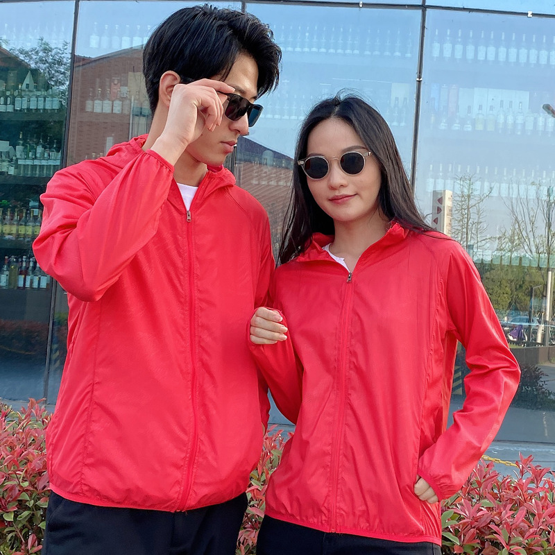 Wholesale Sun-Protective Clothing Female Male Summer Outdoor Sunscreen Jacket Sports Wind Shield Custom Printed Logo Cycling Clothing Sun Protection Clothing