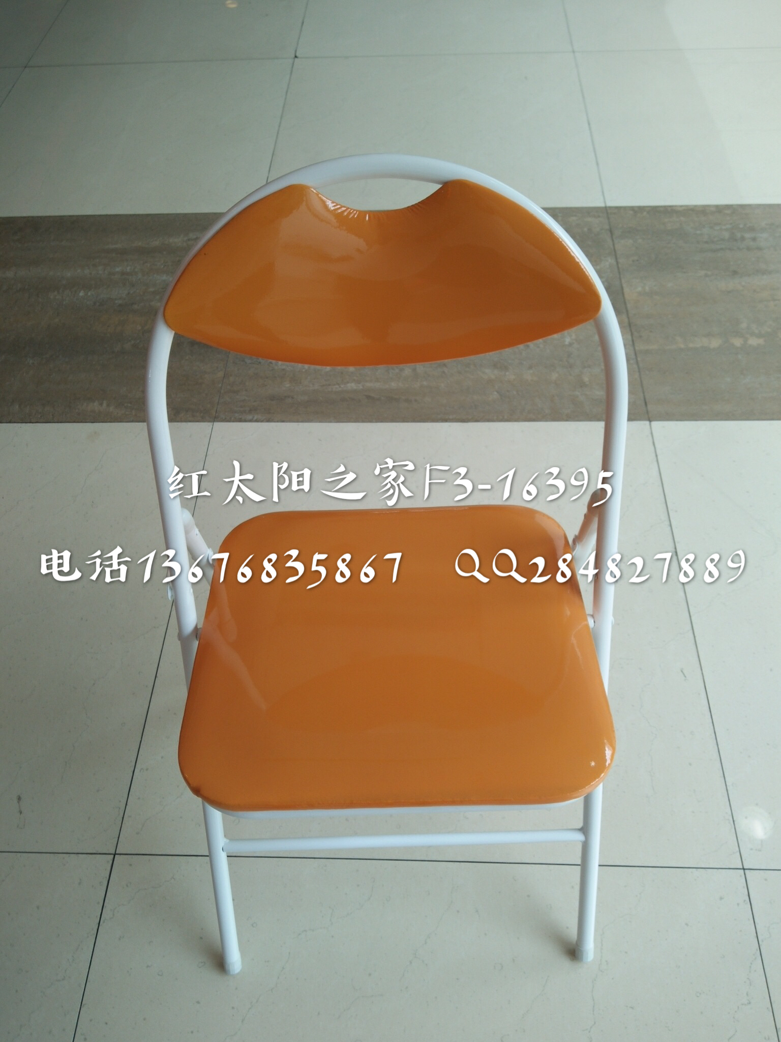 European style elegant restaurant living room cafe leisure seat folding chair