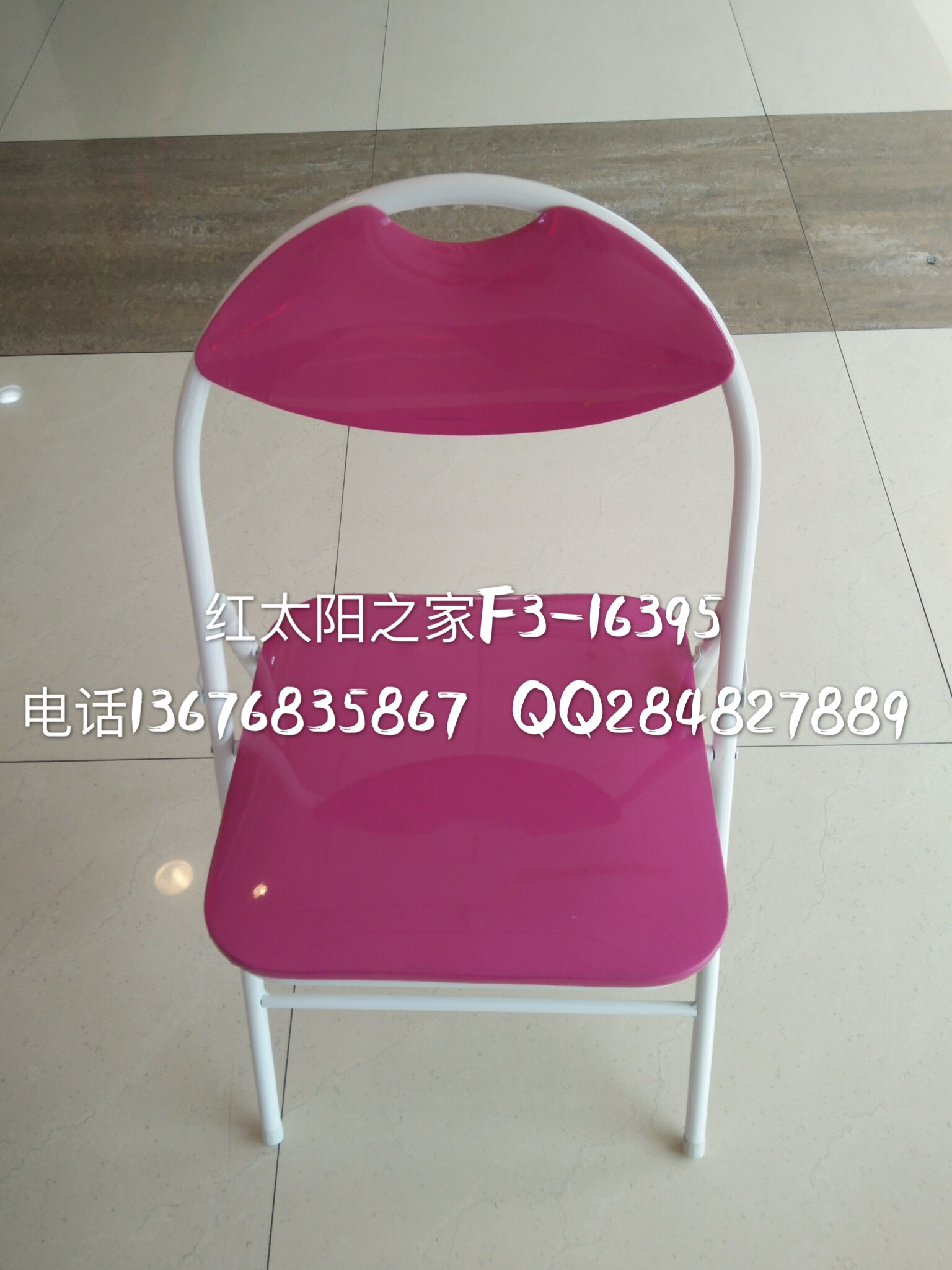 European style elegant restaurant living room cafe leisure seat folding chair