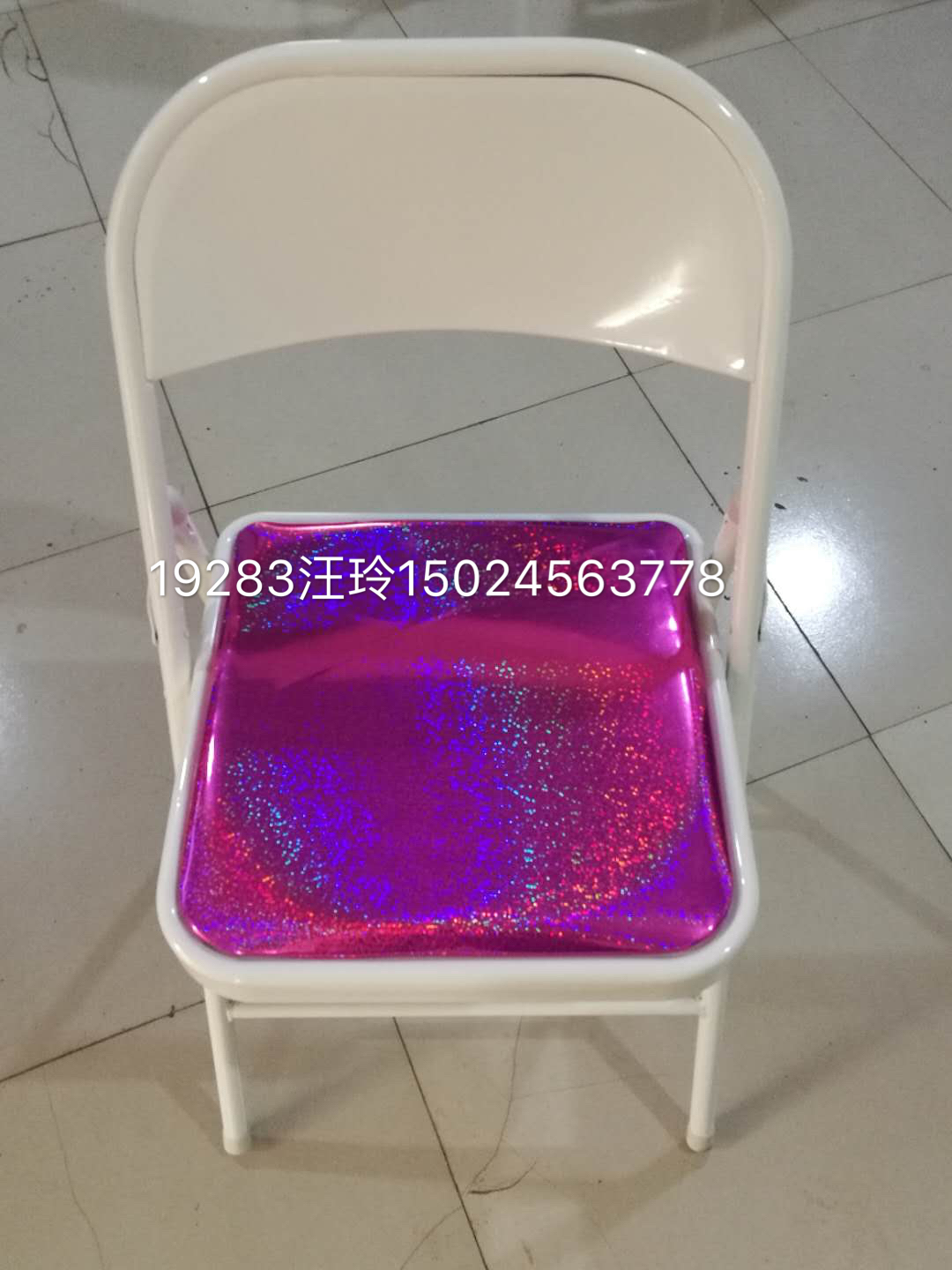 Color printing folding bridge chair folding chair conference chair office chair reception chair lounge chair