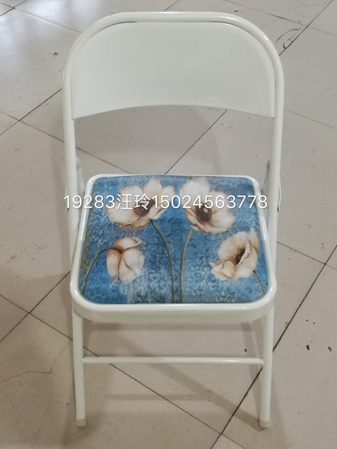 Color printing folding bridge chair folding chair conference chair office chair reception chair lounge chair