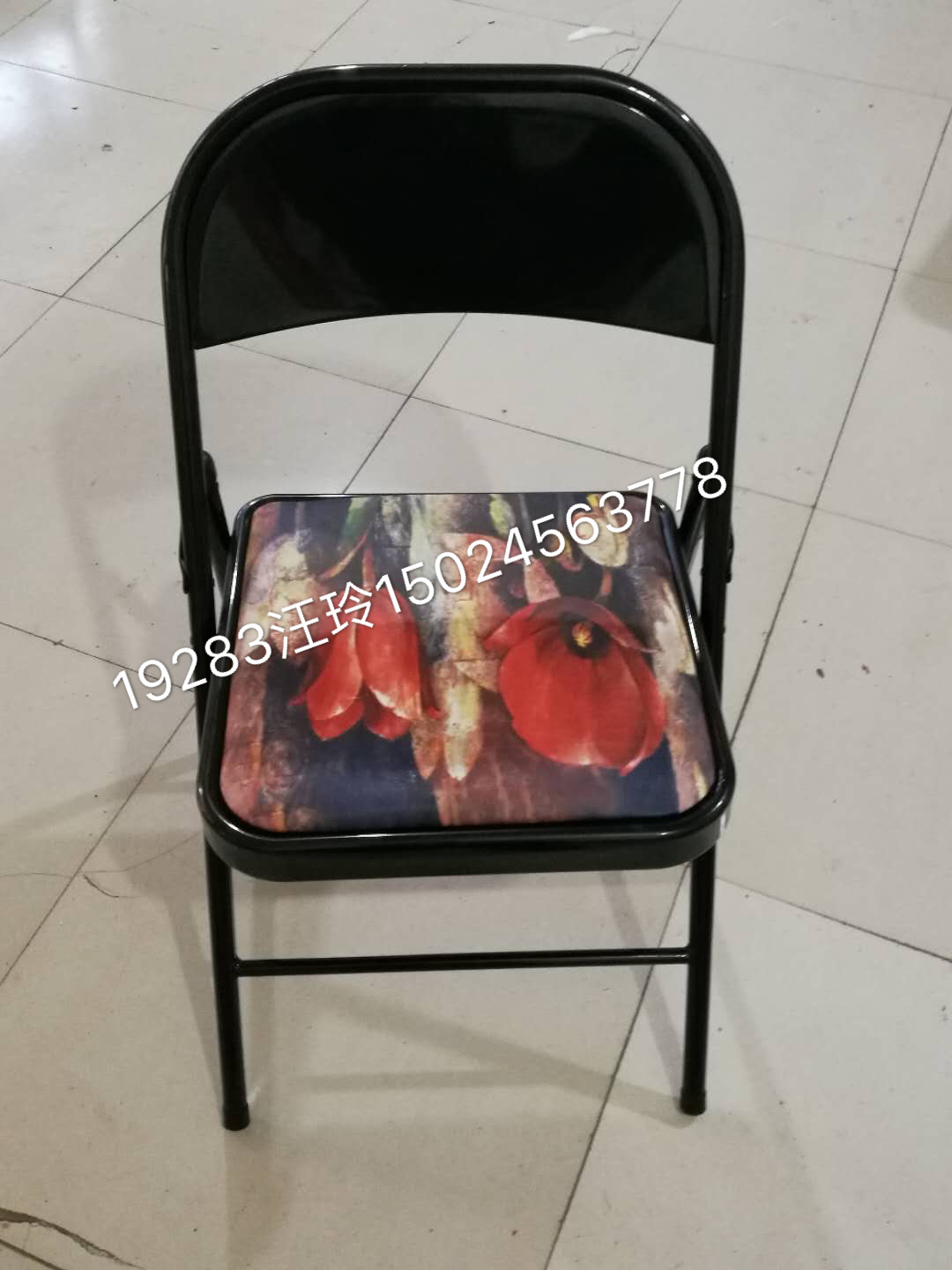 Color printing folding bridge chair folding chair conference chair office chair reception chair lounge chair