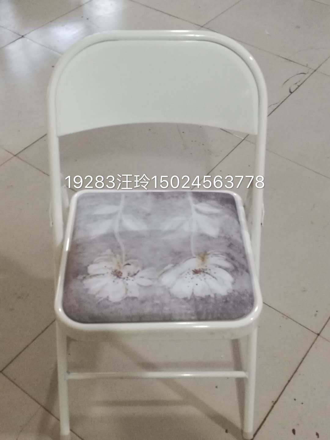 Color printing folding bridge chair folding chair conference chair office chair reception chair lounge chair