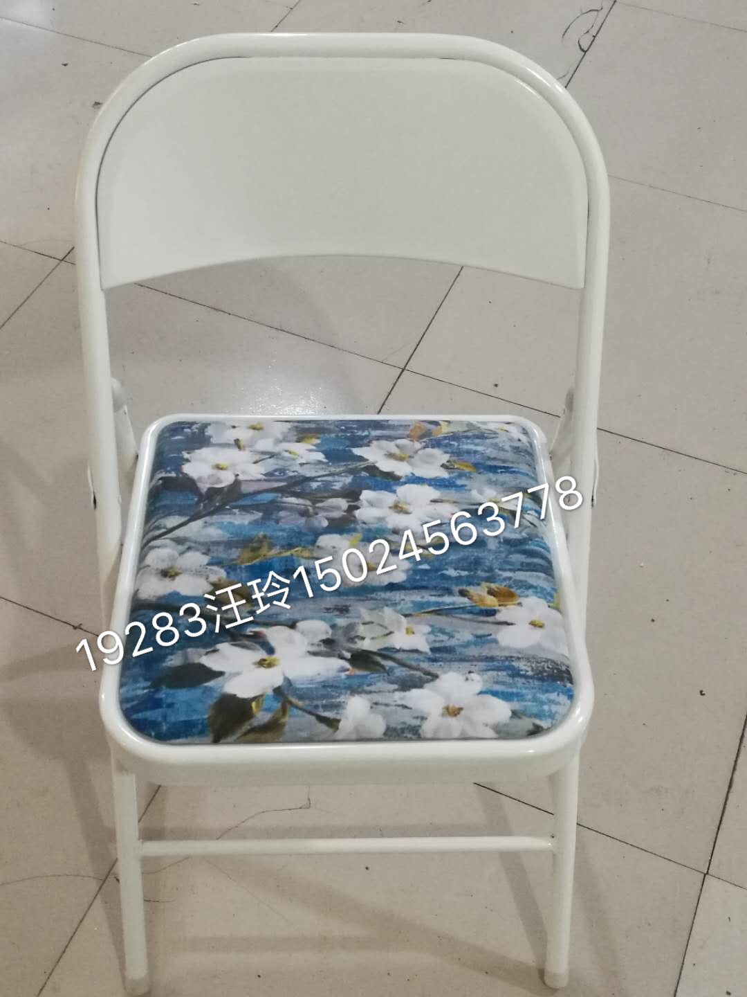 Color printing folding bridge chair folding chair conference chair office chair reception chair lounge chair