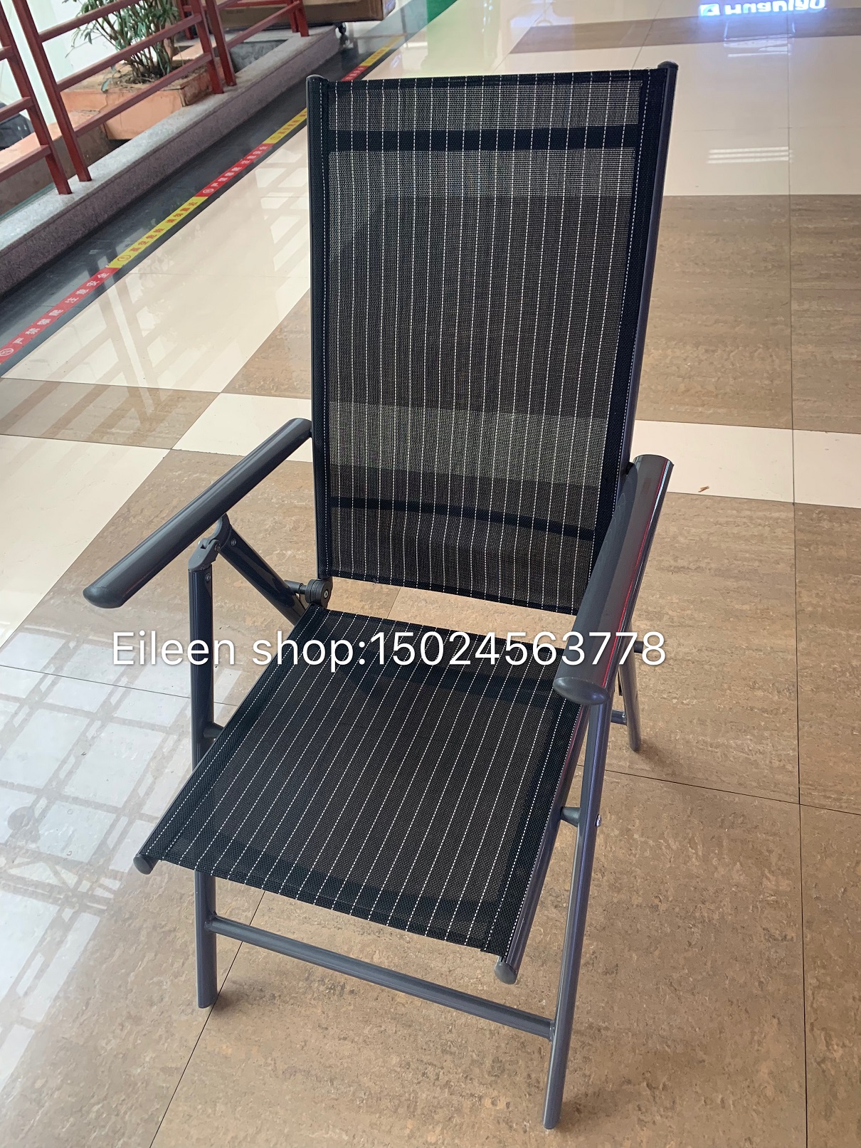 Picnic chair portable folding chair backrest folding outdoor lounge chair lunch chair lounger comfortable chair