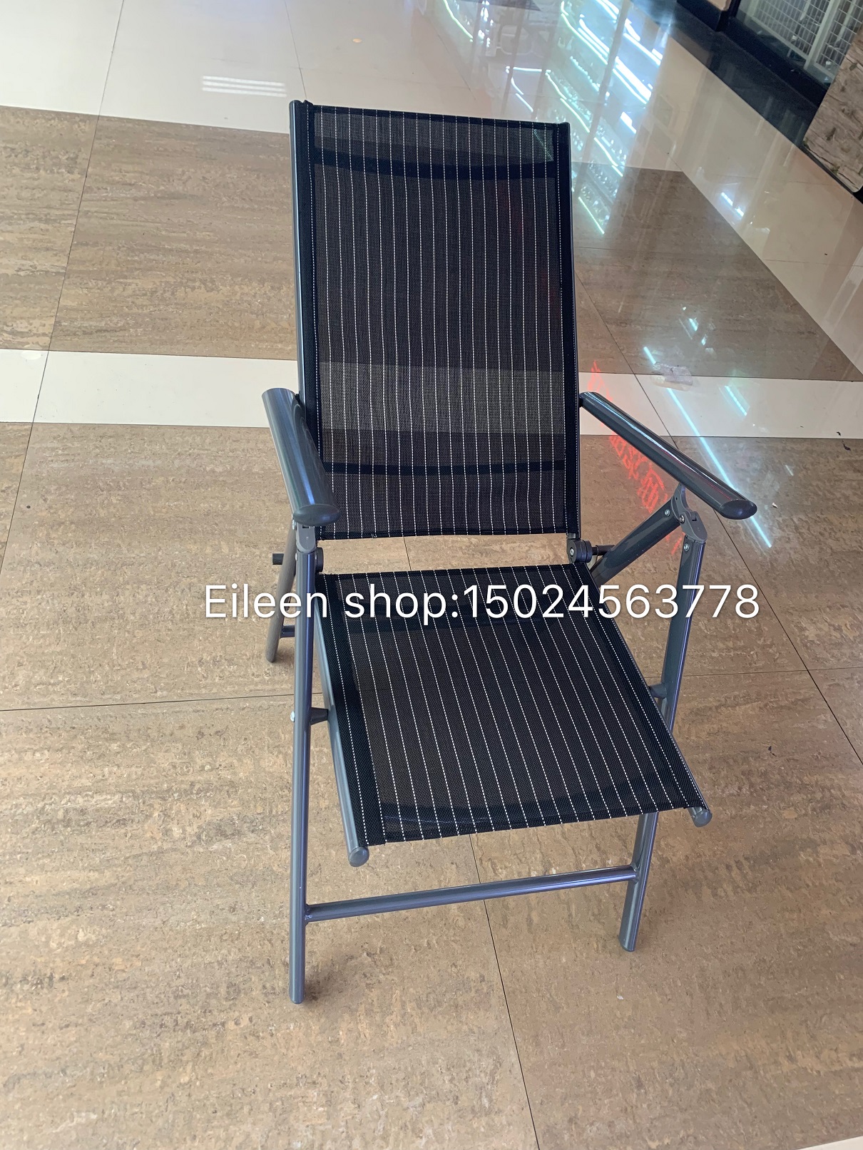 Picnic chair portable folding chair backrest folding outdoor lounge chair lunch chair lounger comfortable chair