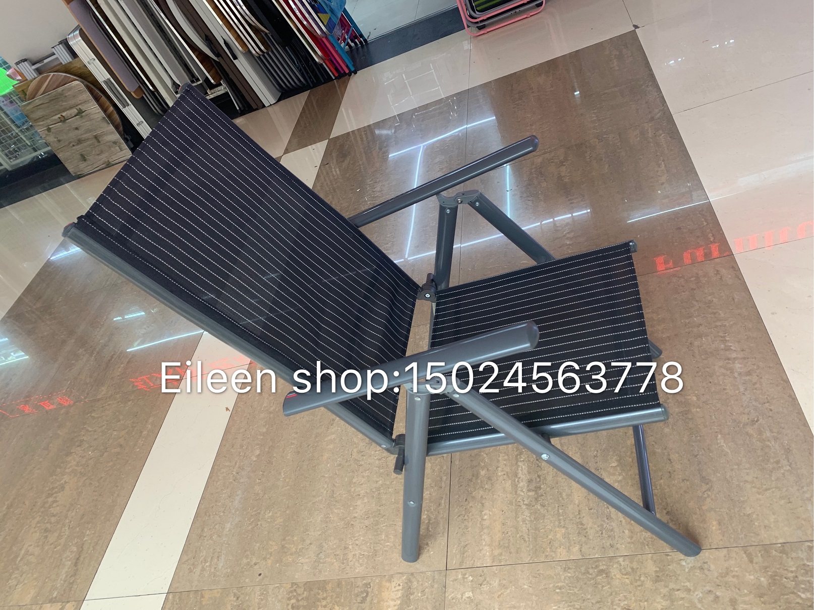 Picnic chair portable folding chair backrest folding outdoor lounge chair lunch chair lounger comfortable chair