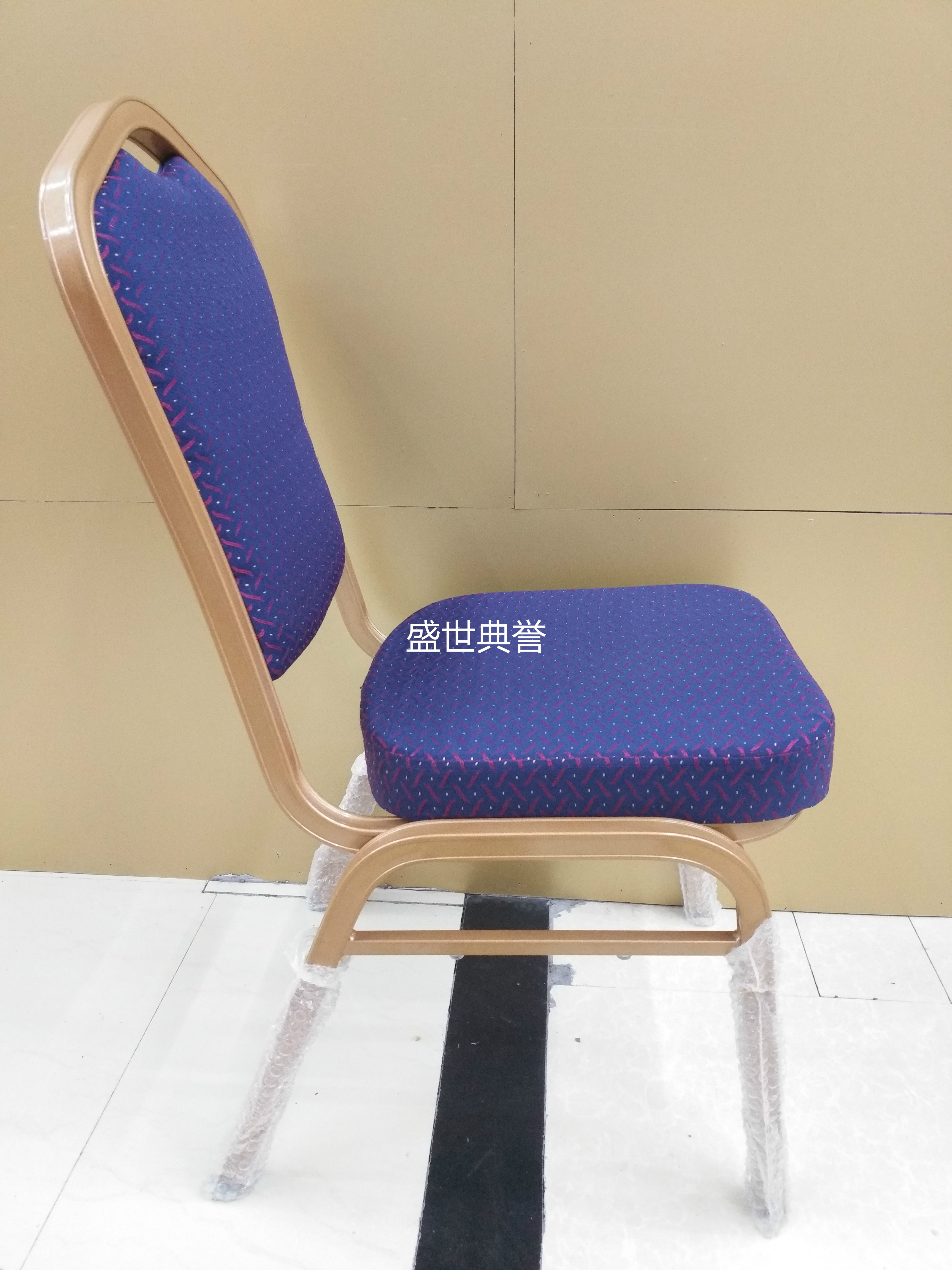 Chengdu star hotel banquet hall wedding aluminum alloy chair multi-function hall conference room metal folding chair