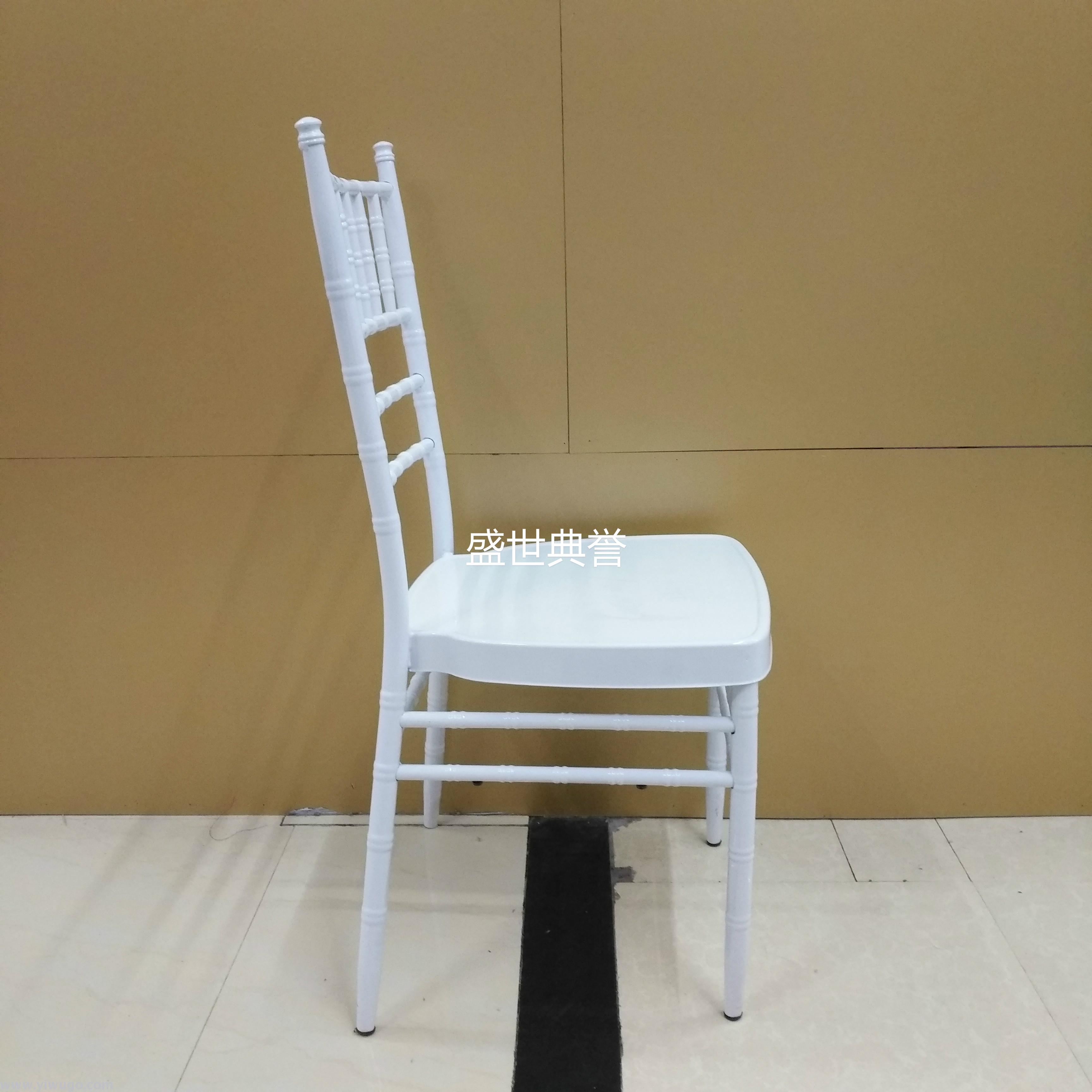 Hangzhou resort outdoor bamboo lawn chair wedding dining chair banquet center metal folding chair hotel chair