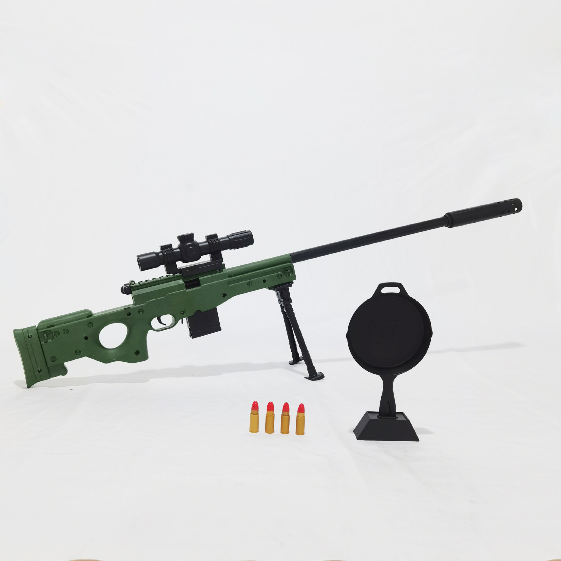 Children's Toy Throwing Shell Soft Bullet Gun Jesus Survival PUBG Mobile Eating Chicken 98K Toy Gun Boy Sniper Rifle 416