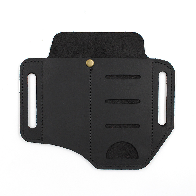 Stock Cowhide EDC Tactical Tool Leather Sheath Outdoor Survival Flashlight Pen Storage Waist Bag SelfDefense Waist Bag Stock Cowhide EDC Tactical Tool Leather Sheath Outdoor Survival Flashlight Pen Storage Waist Bag SelfDefense Waist Bag