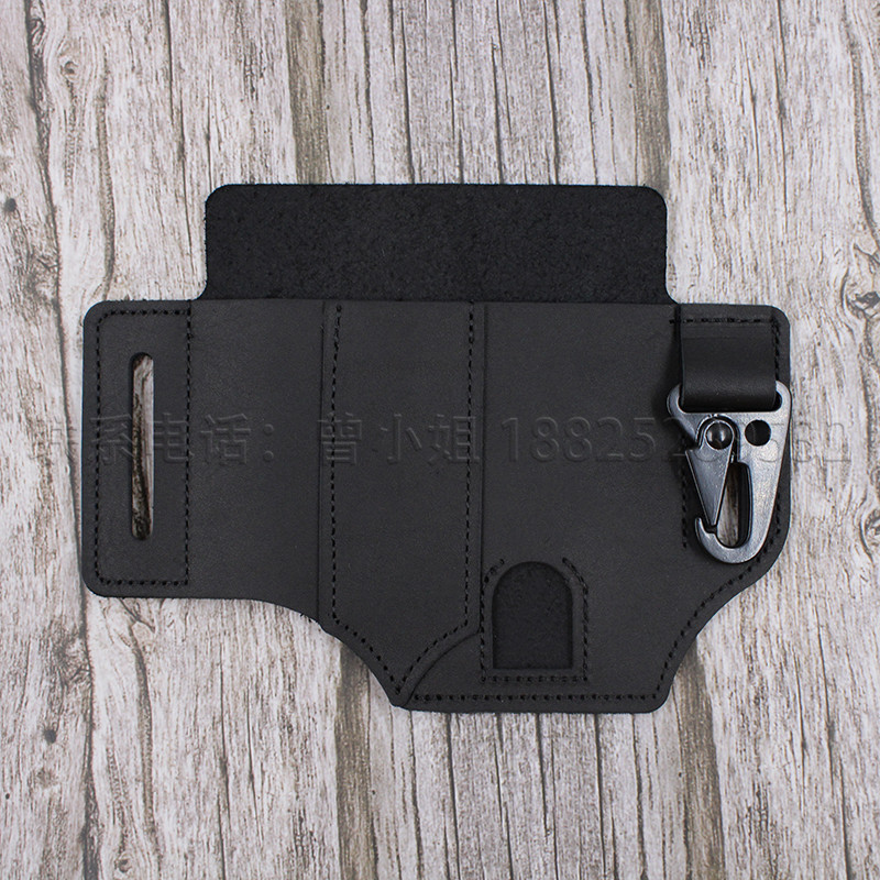 Stock Cowhide EDC Tactical Tool Leather Sheath Outdoor Survival Flashlight Pen Storage Waist Bag SelfDefense Waist Bag Stock Cowhide EDC Tactical Tool Leather Sheath Outdoor Survival Flashlight Pen Storage Waist Bag SelfDefense Waist Bag