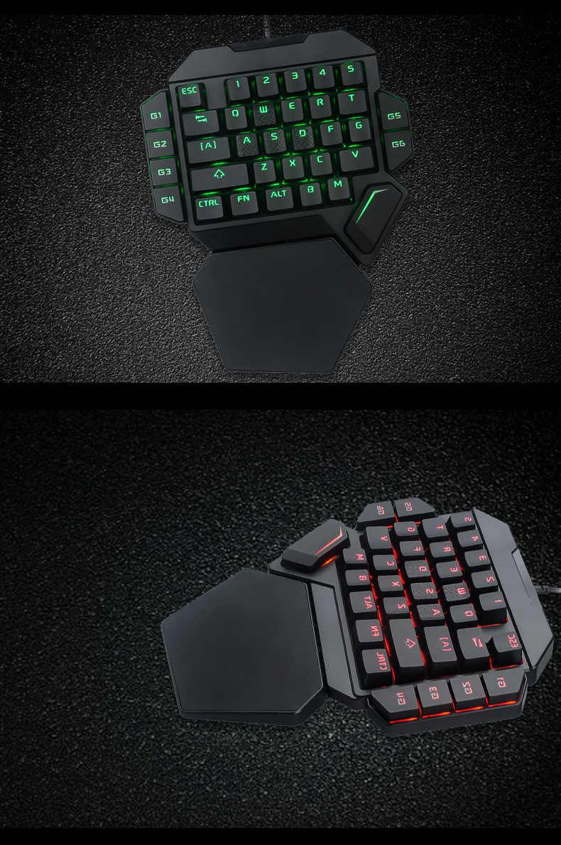 Applicable to PS4 Exclusive for Cross-Border Chicken-Eating One-Hand Keyboard King Glory Lol Jesus Survival Game Keyboard