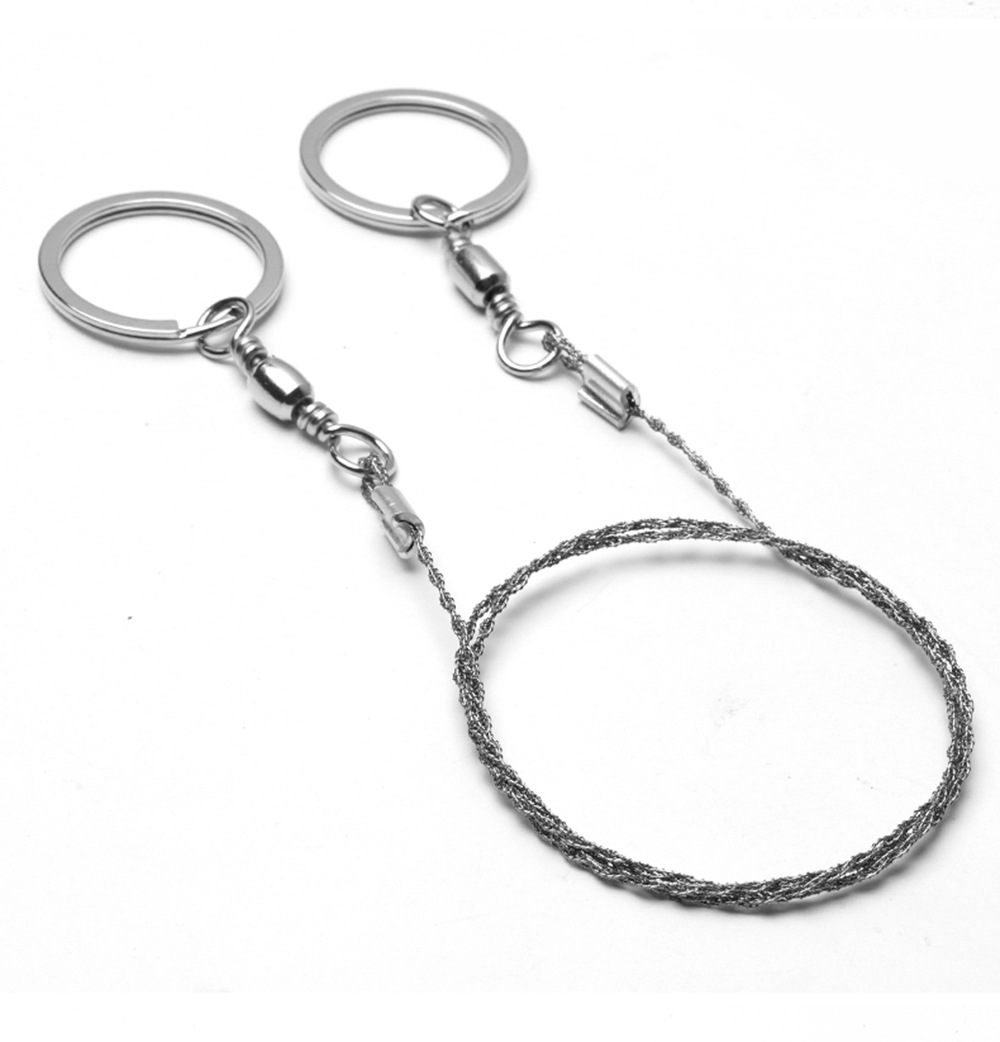 Outdoor Survival Saw Equipment Wire Saw Coping Saw Stainless Steel Wire Rope Multi-Directional Wire Saw Outdoor Survival Saw Equipment Wire Saw Coping Saw Stainless Steel Wire Rope Multi-Directional Wire Saw