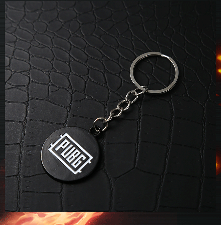 Jesus Survival Alloy Number Plate Keychain Model Eating Chicken Escape Killing Metal Number Plate Keychain Wholesale