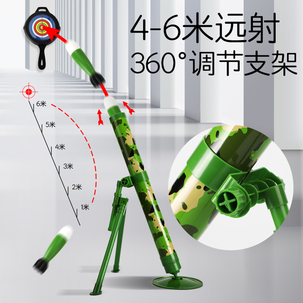 Amazon Hot Sale Jesus Survival Chicken Mortar Shooting Toys Children&#039;s Jesus Bazooka Launch Toys