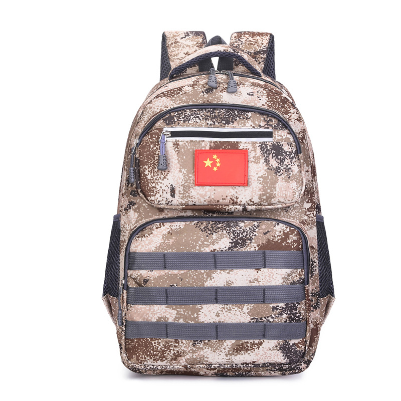 Jesus Survival Backpack Eating Chicken Level 3 Backpack Same Camouflage Student Schoolbag Large Capacity Tactical Backpack Computer Bag