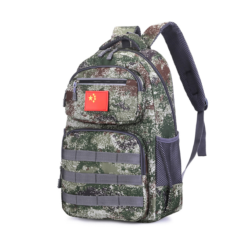 Jesus Survival Backpack Eating Chicken Level 3 Backpack Same Camouflage Student Schoolbag Large Capacity Tactical Backpack Computer Bag