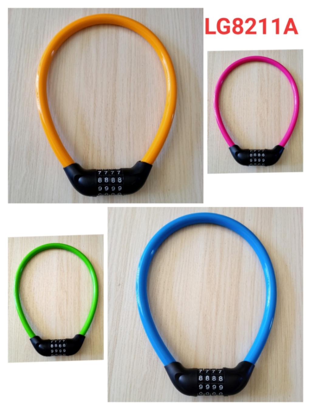 Mountain Bike Combination Lock Motorcycle Lock Electric Bicycle Lock