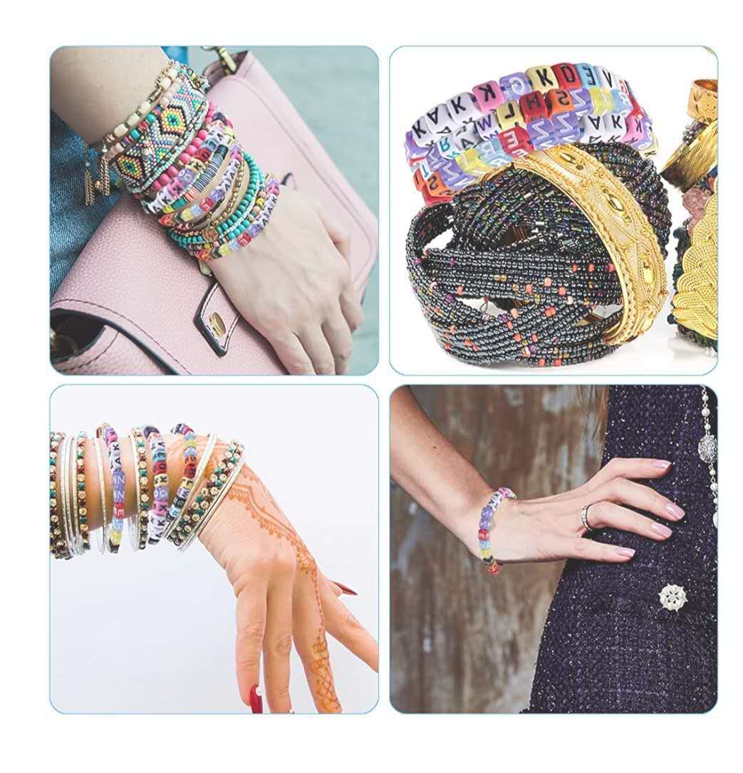 Cross-Border Hot Selling DIY Handmade Beaded Boxed 8mm Acrylic Beads Plastic Beads Resin Beads Bracelet Necklace Accessories
